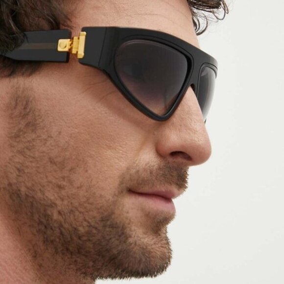 Balmain Men Sunglasses B-ESCAPE BPS-143A-62 Black Grey Gradient Wraparound NEW - Picture 12 of 13